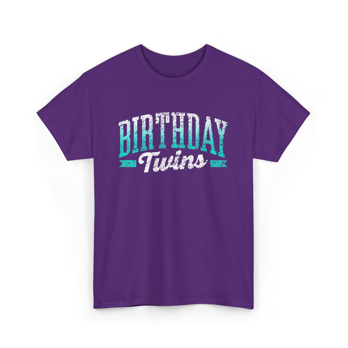 Birthday Twins Celebration Twins T-Shirt - Purple