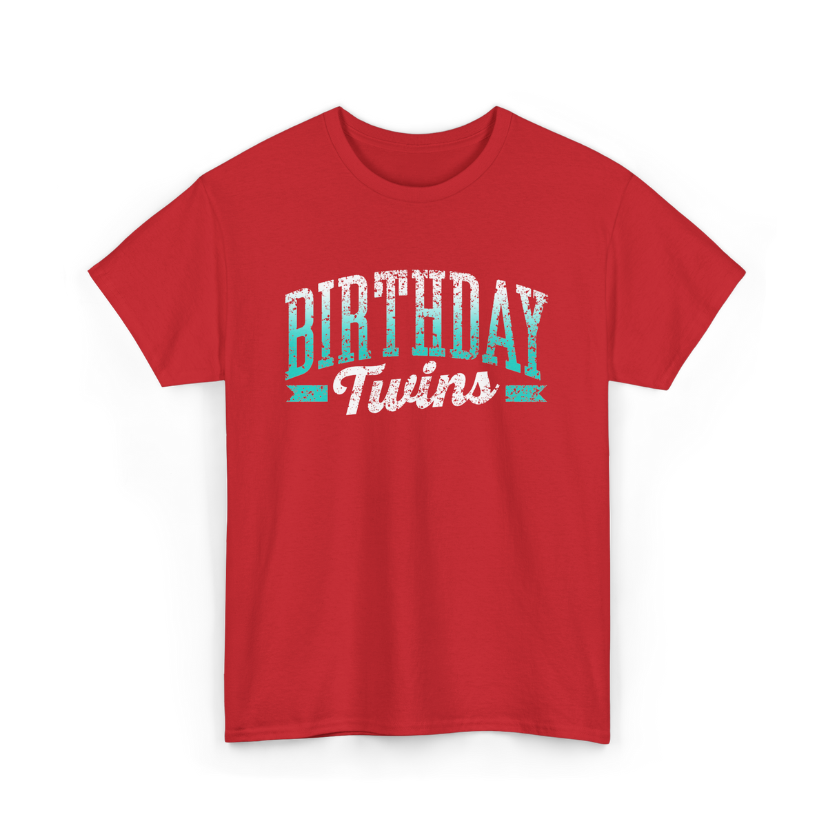 Birthday Twins Celebration Twins T-Shirt - Red