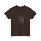 Black Cat Cat Lover T-Shirt - Dark Chocolate