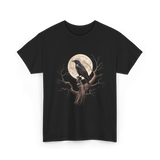 Black Crow Raven Bird Nature T-Shirt - Black