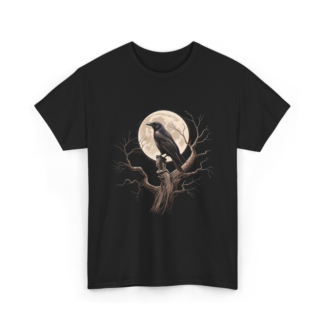 Black Crow Raven Bird Nature T-Shirt - Black