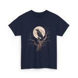 Black Crow Raven Bird Nature T-Shirt - Navy