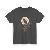 Black Crow Raven Bird Nature T-Shirt - Dark Heather