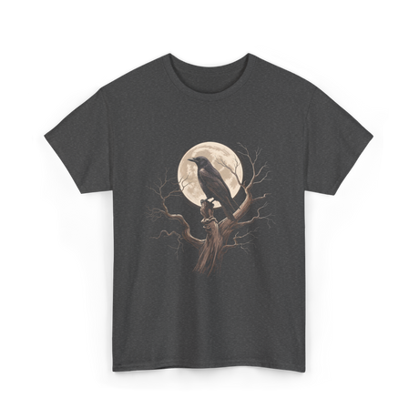 Black Crow Raven Bird Nature T-Shirt - Dark Heather