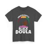 Black Doula Juneteenth African American T-Shirt - Dark Heather