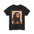 Black Jesus Crown Of Thorns Jesus T-Shirt - Black