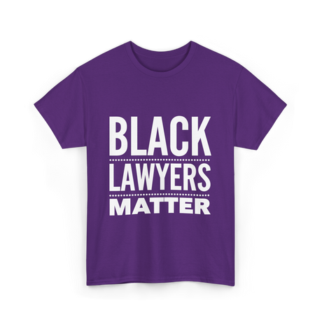 Black Lawyers Matter Lawyers T-Shirt - Purple