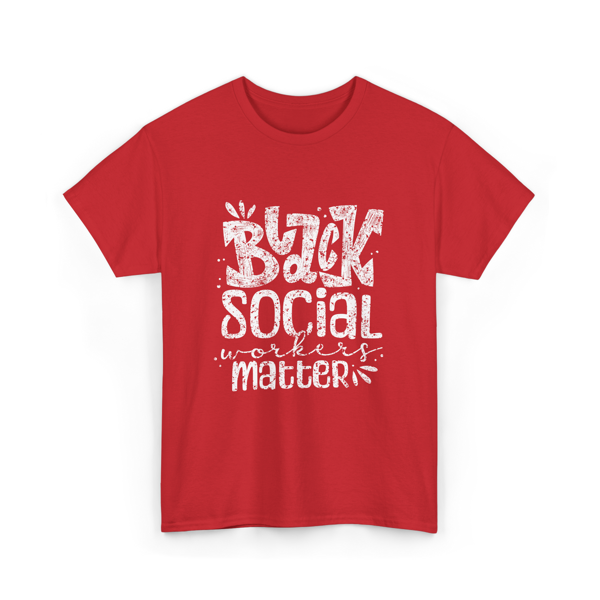 Black Social Workers Matter Social Work T-Shirt - Red