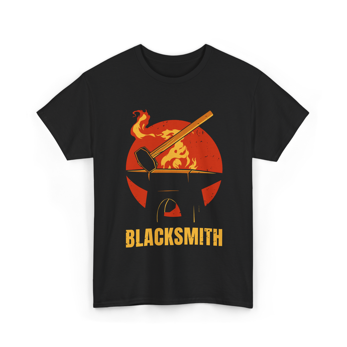 Blacksmith Blacksmithing Blacksmithing Art T-Shirt - Black