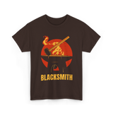 Blacksmith Blacksmithing Blacksmithing Art T-Shirt - Dark Chocolate