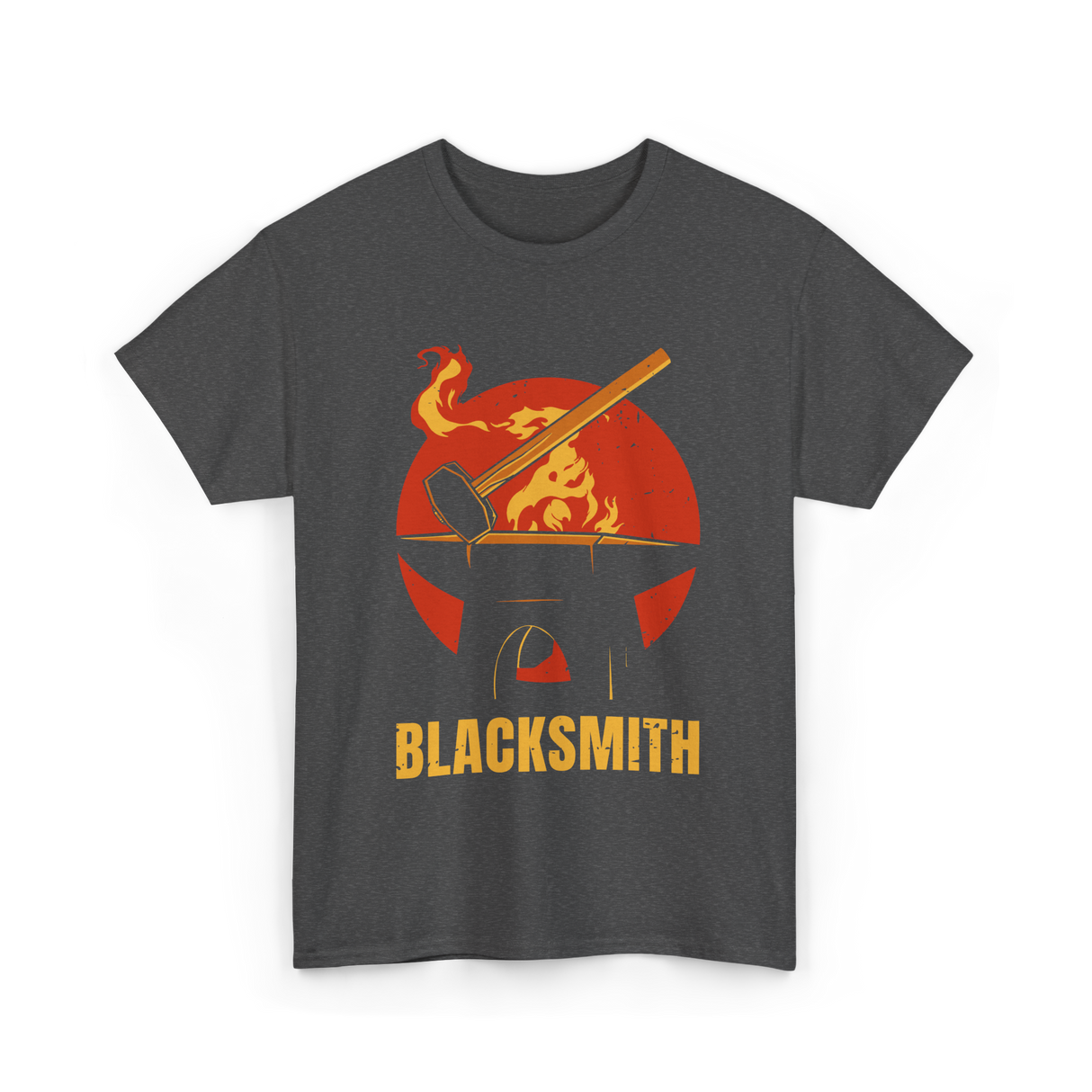 Blacksmith Blacksmithing Blacksmithing Art T-Shirt - Dark Heather