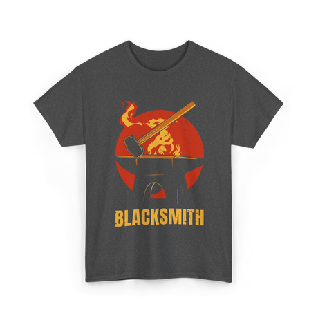 Blacksmith Blacksmithing Blacksmithing Art T-Shirt - Dark Heather