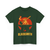 Blacksmith Blacksmithing Blacksmithing Art T-Shirt - Forest Green