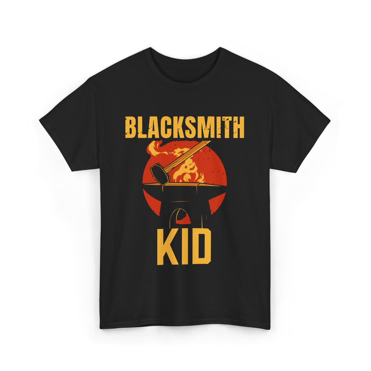 Blacksmith Kid Blacksmithing T-Shirt - Black