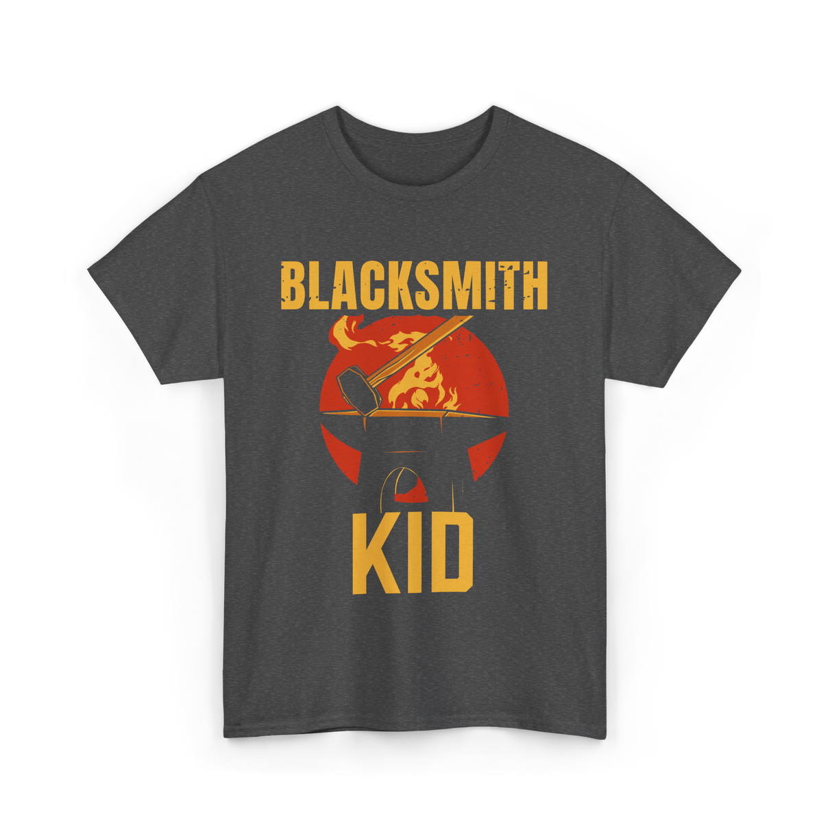 Blacksmith Kid Blacksmithing T-Shirt - Dark Heather