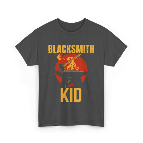 Blacksmith Kid Blacksmithing T-Shirt - Dark Heather