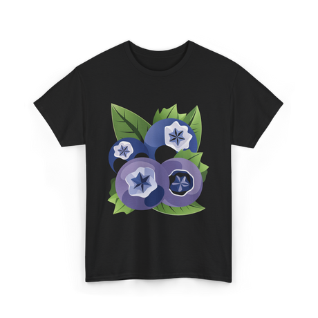 Blueberry Fruit Blueberries Berry T-Shirt - Black