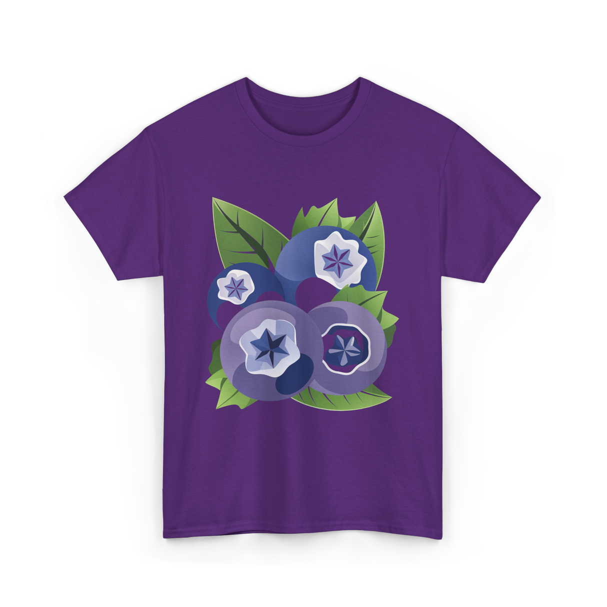 Blueberry Fruit Blueberries Berry T-Shirt - Purple