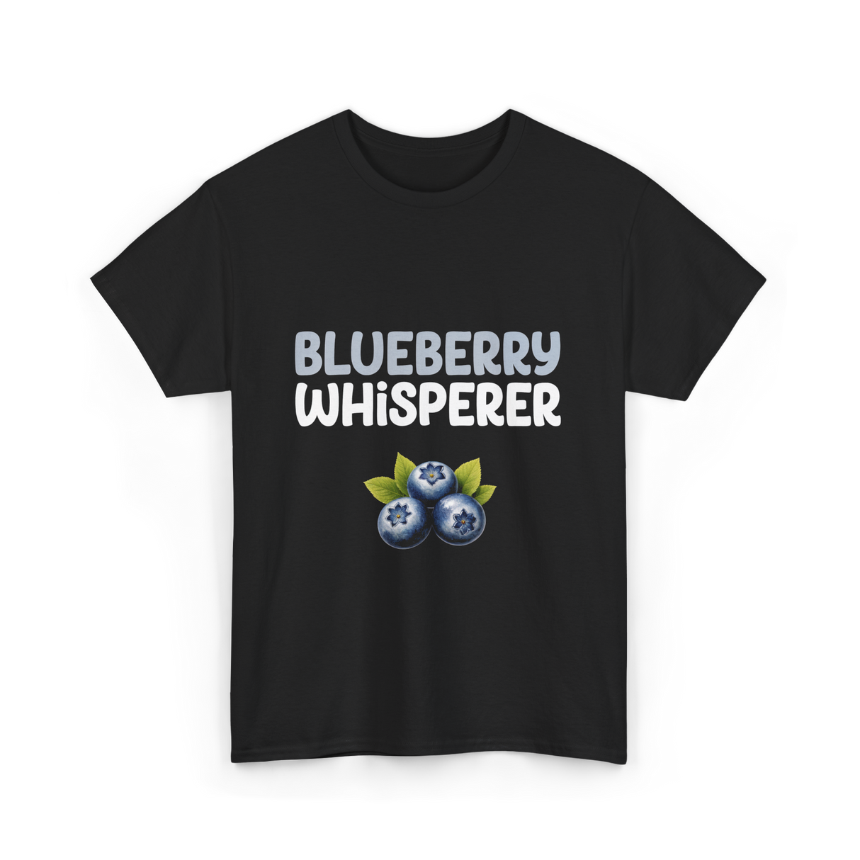 Blueberry Whisperer Blueberry T-Shirt - Black