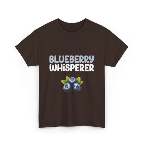 Blueberry Whisperer Blueberry T-Shirt - Dark Chocolate