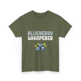 Blueberry Whisperer Blueberry T-Shirt - Military Green