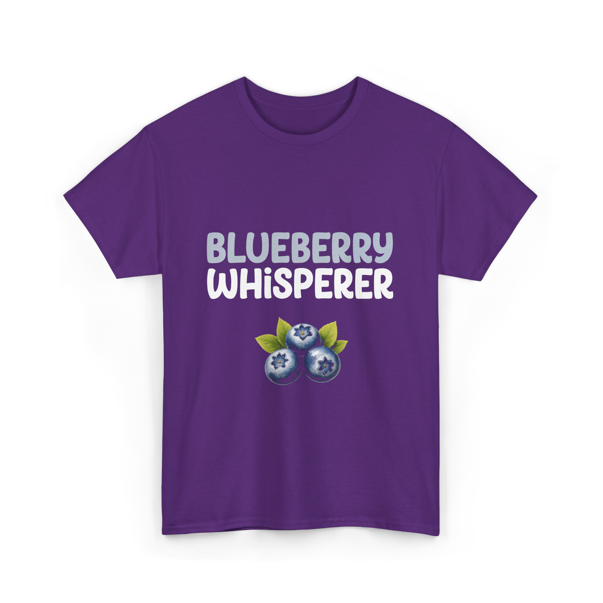 Blueberry Whisperer Blueberry T-Shirt - Purple