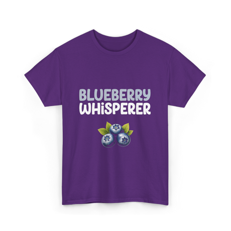 Blueberry Whisperer Blueberry T-Shirt - Purple