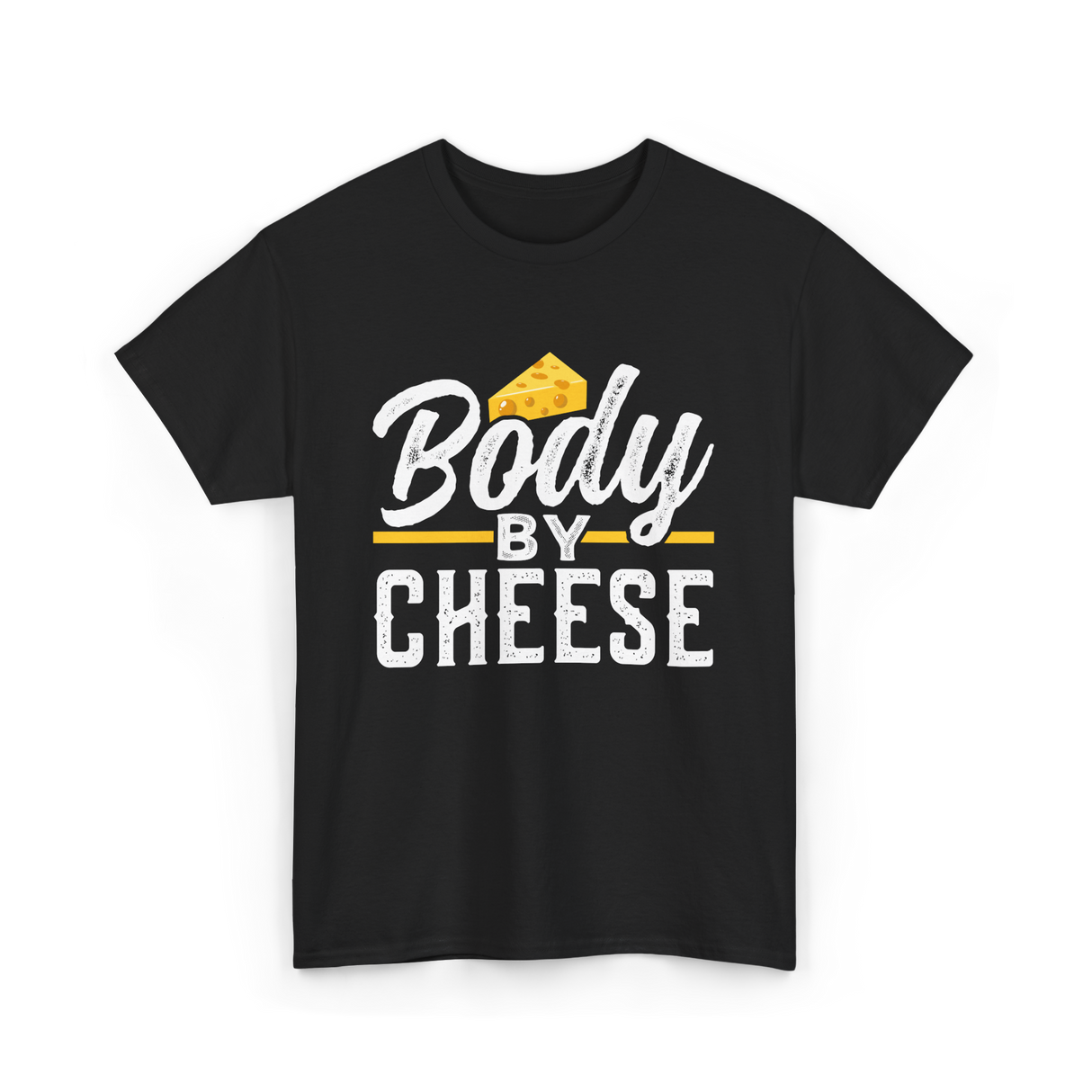 Body By Cheese Cheese Lover T-Shirt - Black