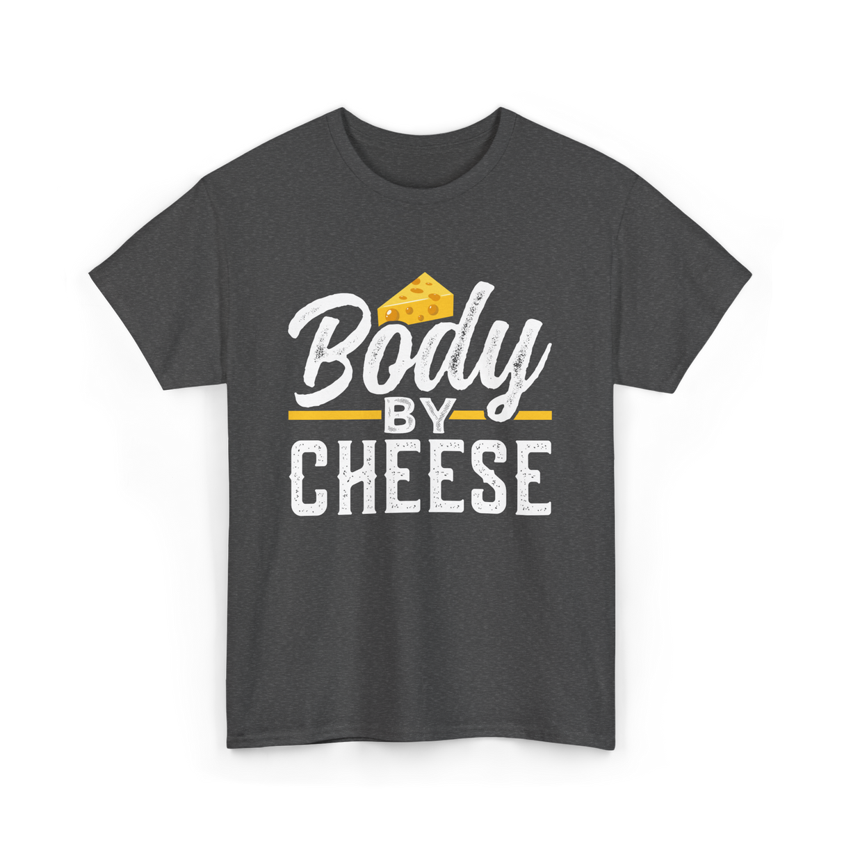 Body By Cheese Cheese Lover T-Shirt - Dark Heather