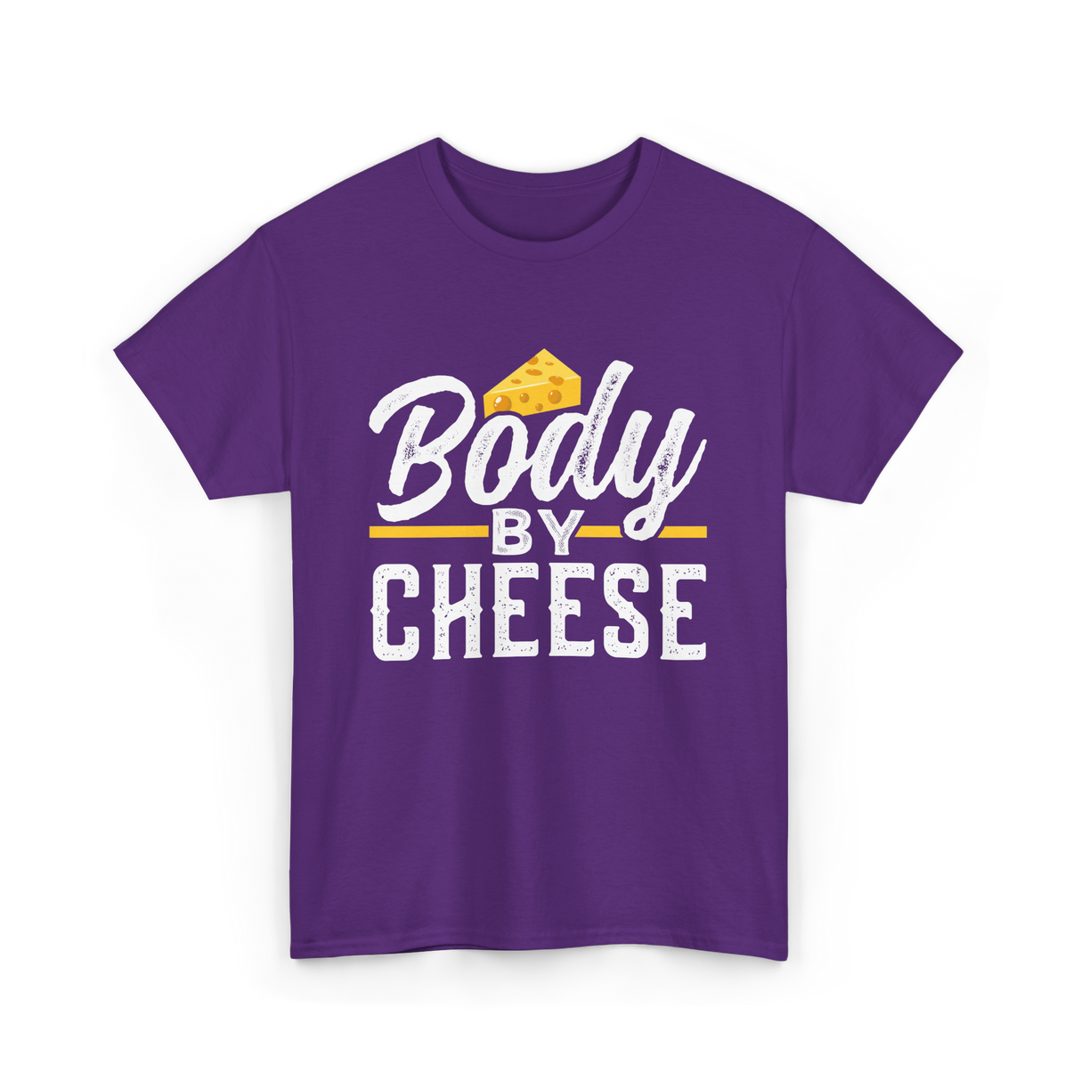 Body By Cheese Cheese Lover T-Shirt - Purple