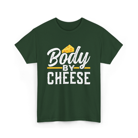 Body By Cheese Cheese Lover T-Shirt - Forest Green