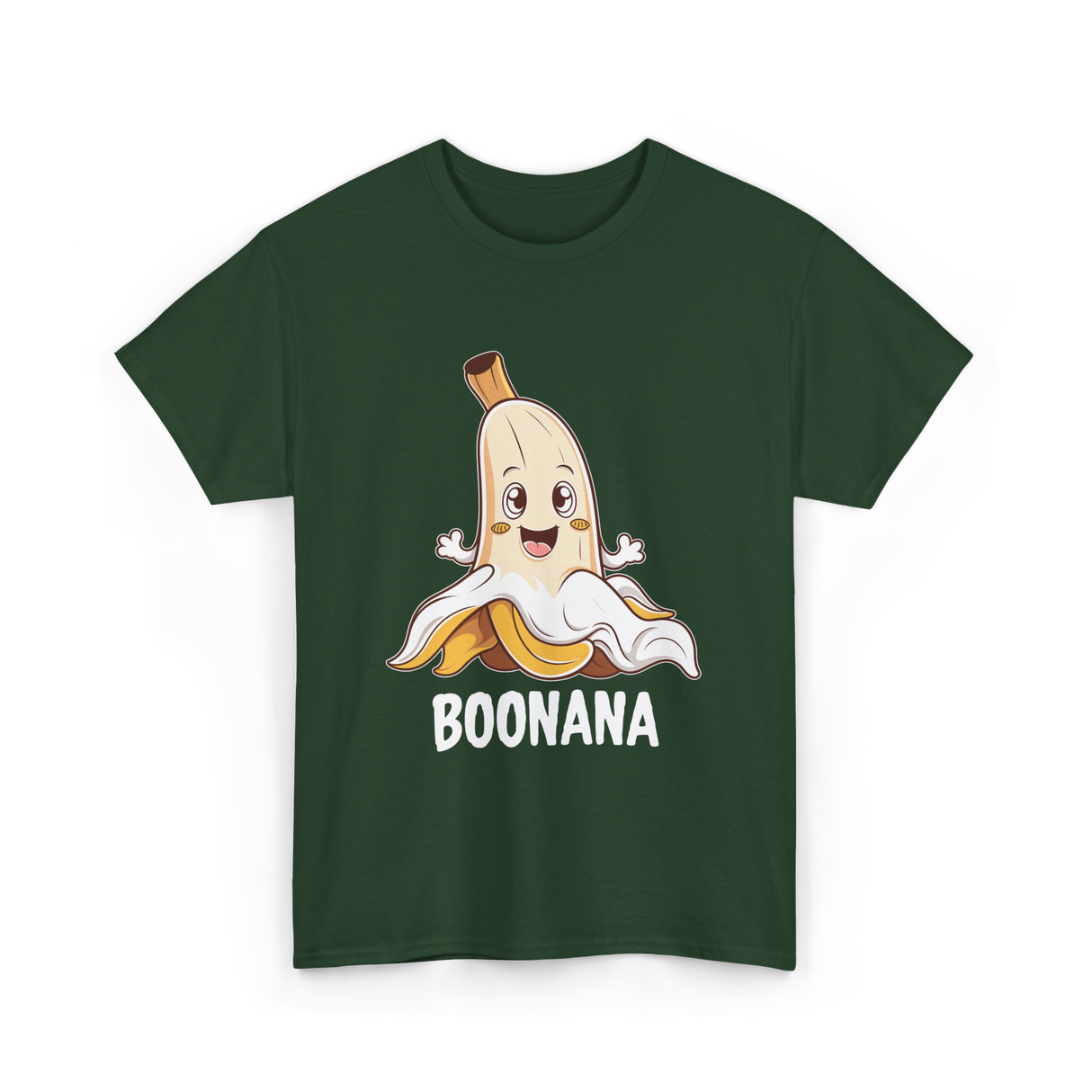 Boonana Banana Ghost Costume T-Shirt - Forest Green