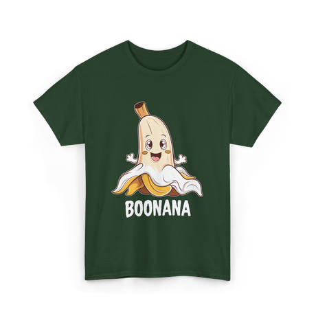 Boonana Banana Ghost Costume T-Shirt - Forest Green