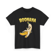 Boonana Banana Halloween Ghost T-Shirt - Black