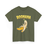 Boonana Banana Halloween Ghost T-Shirt - Military Green