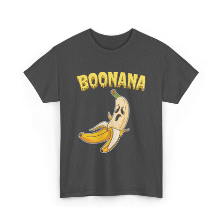 Boonana Banana Halloween Ghost T-Shirt - Dark Heather