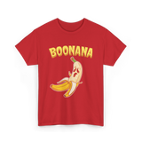 Boonana Banana Halloween Ghost T-Shirt - Red