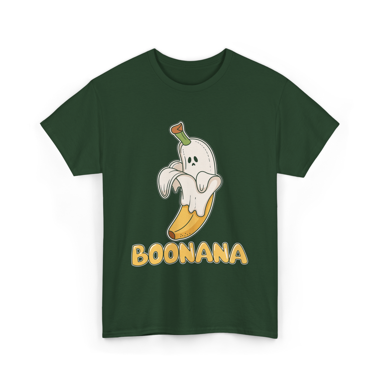 Boonana Ghost Banana T-Shirt - Forest Green