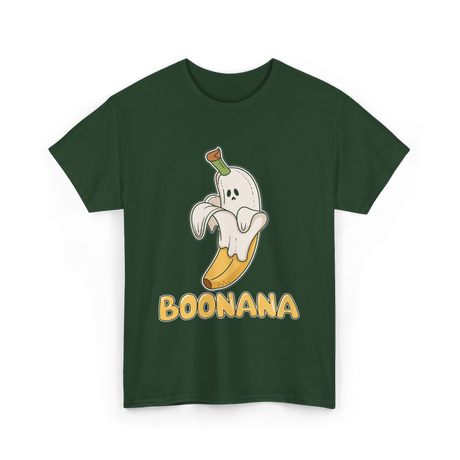 Boonana Ghost Banana T-Shirt - Forest Green