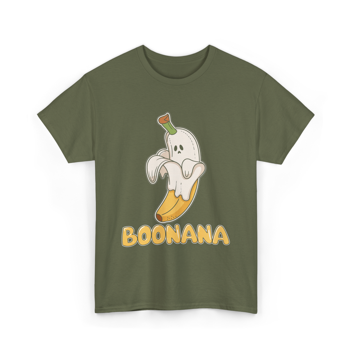 Boonana Ghost Banana T-Shirt - Military Green