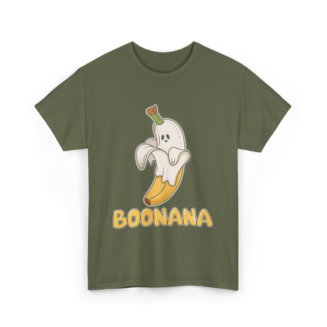 Boonana Ghost Banana T-Shirt - Military Green