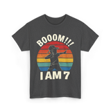 Booom 7 Birthday T-Shirt - Dark Heather