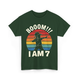 Booom 7 Birthday T-Shirt - Forest Green