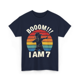 Booom 7 Birthday T-Shirt - Navy