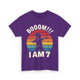 Booom 7 Birthday T-Shirt - Purple