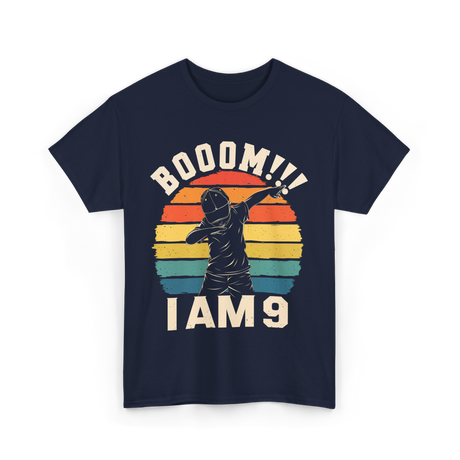 Booom 9 Birthday T-Shirt - Navy