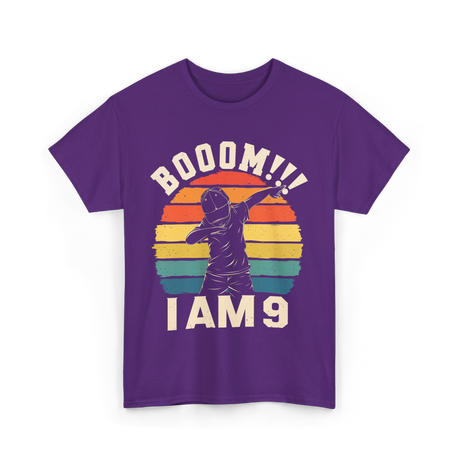 Booom 9 Birthday T-Shirt - Purple