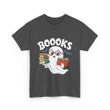 Booooks Ghost Reader T-Shirt - Dark Heather