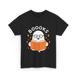 Booooks Ghost Reading T-Shirt - Black