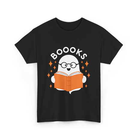 Booooks Ghost Reading T-Shirt - Black